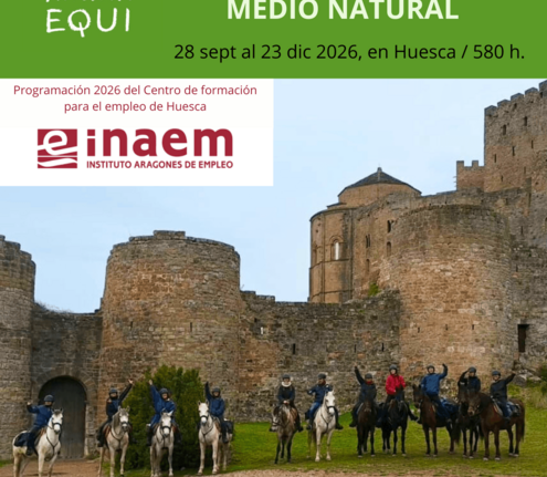 Guía itinerarios ecuestres en el medio natural INAEM-Flyer 2026